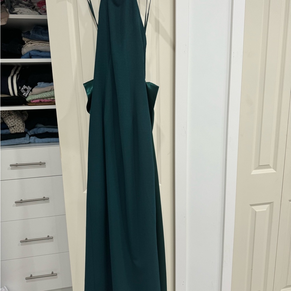 Elegant Green Evening Dress